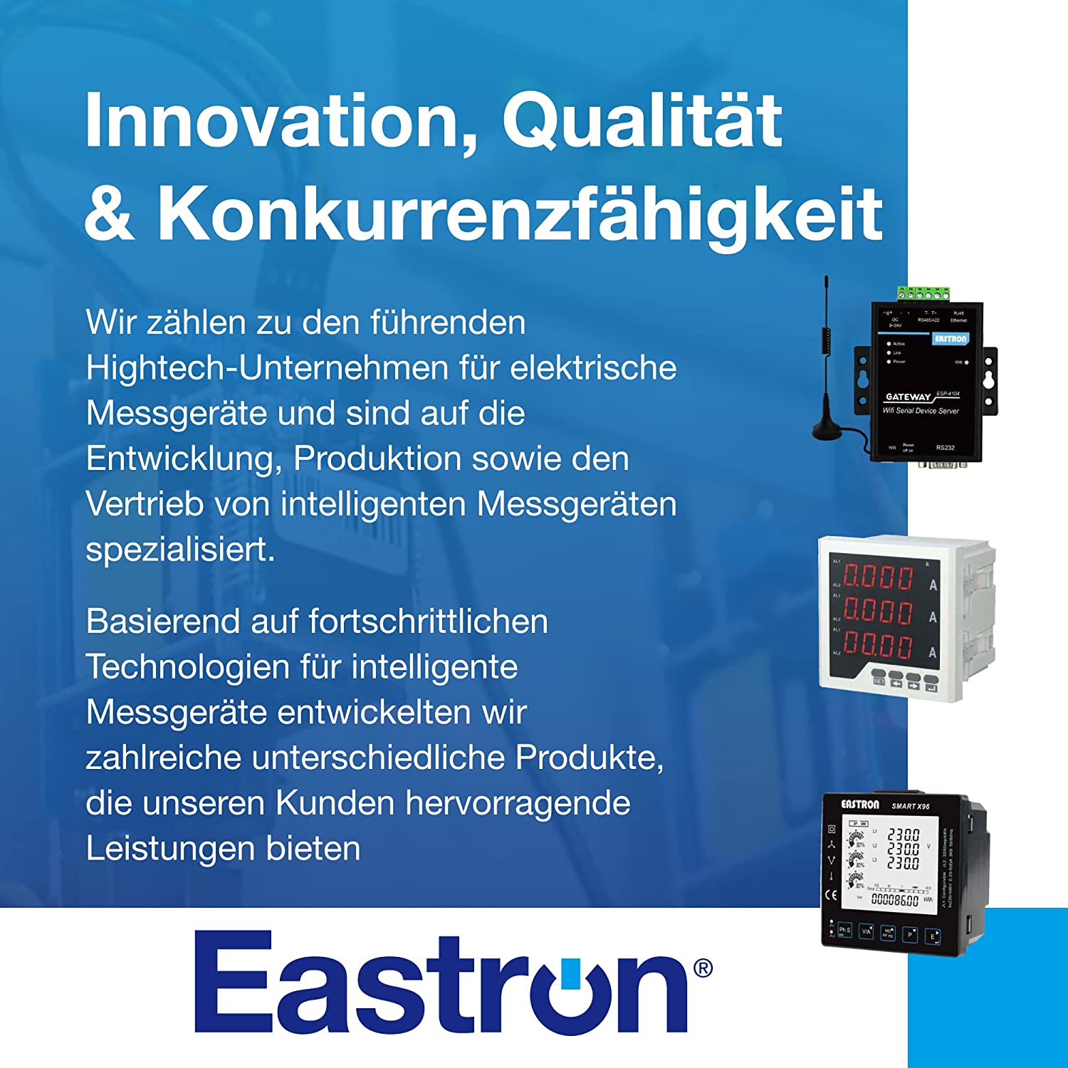 EASTRON SDM630 Stromverbrauchsmesser - 1 oder 3 Phasen Stromzähler, Energiemessgerät, Modbus RS485 RTU